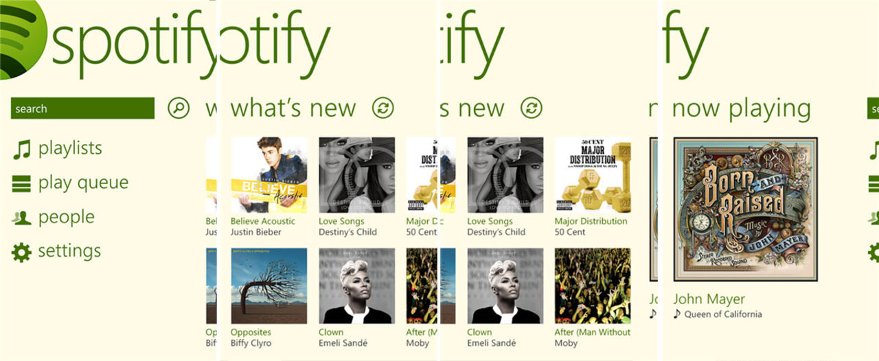 Spotify för Windows Phone 8 uppdaterat