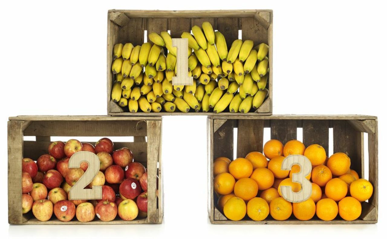 Banan populäraste frukten i Sverige