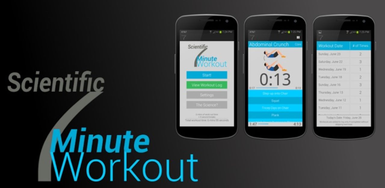 Scientific 7 Minute Workout för Android