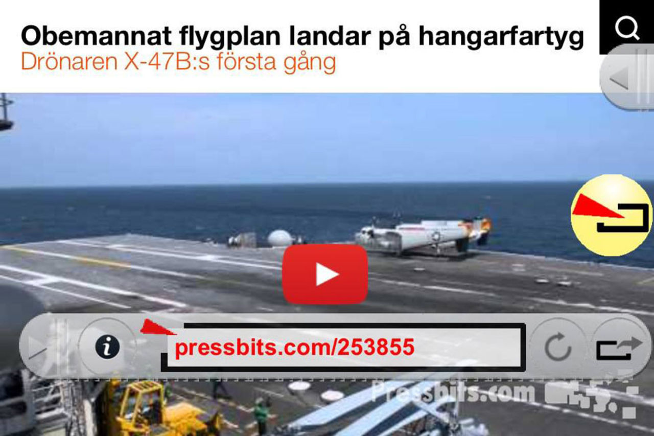 Dela din iPhone-skärm till datorns webbläsare med Pressbits