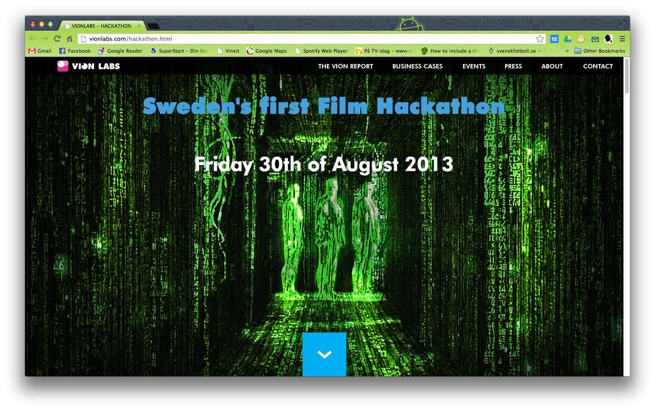 Sveriges första hackathon för film i augusti