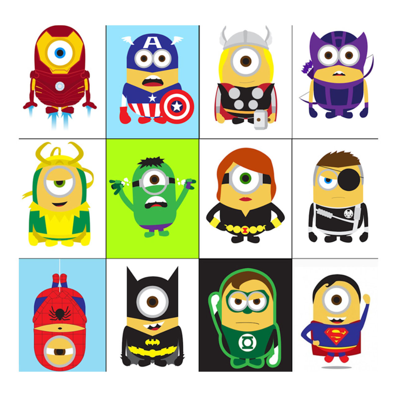 Despicable Me-minions som superhjältar