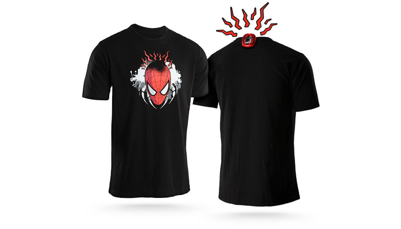 T-shirt med inbyggt spindelsinne