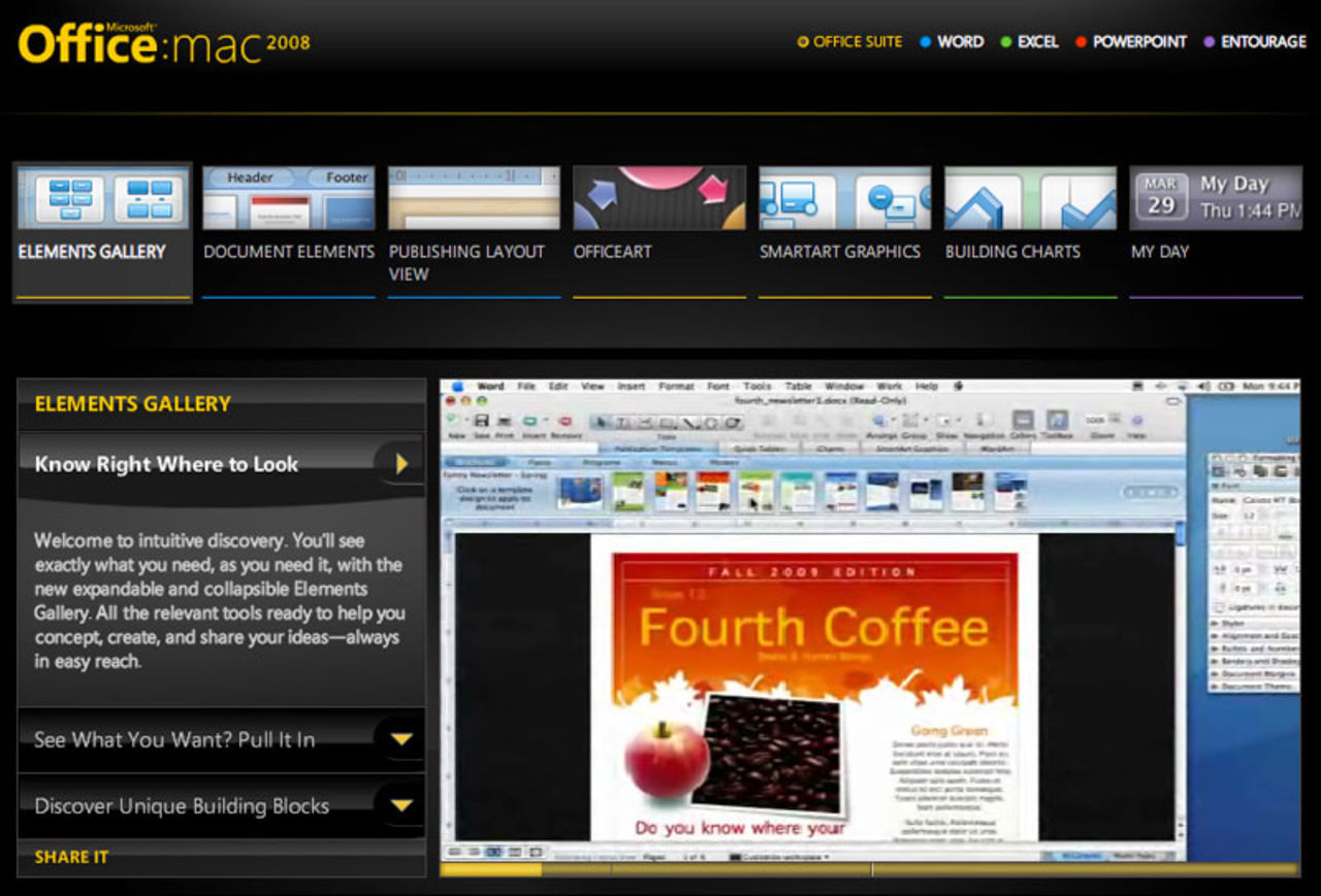 Microsoft visar upp Office 2008