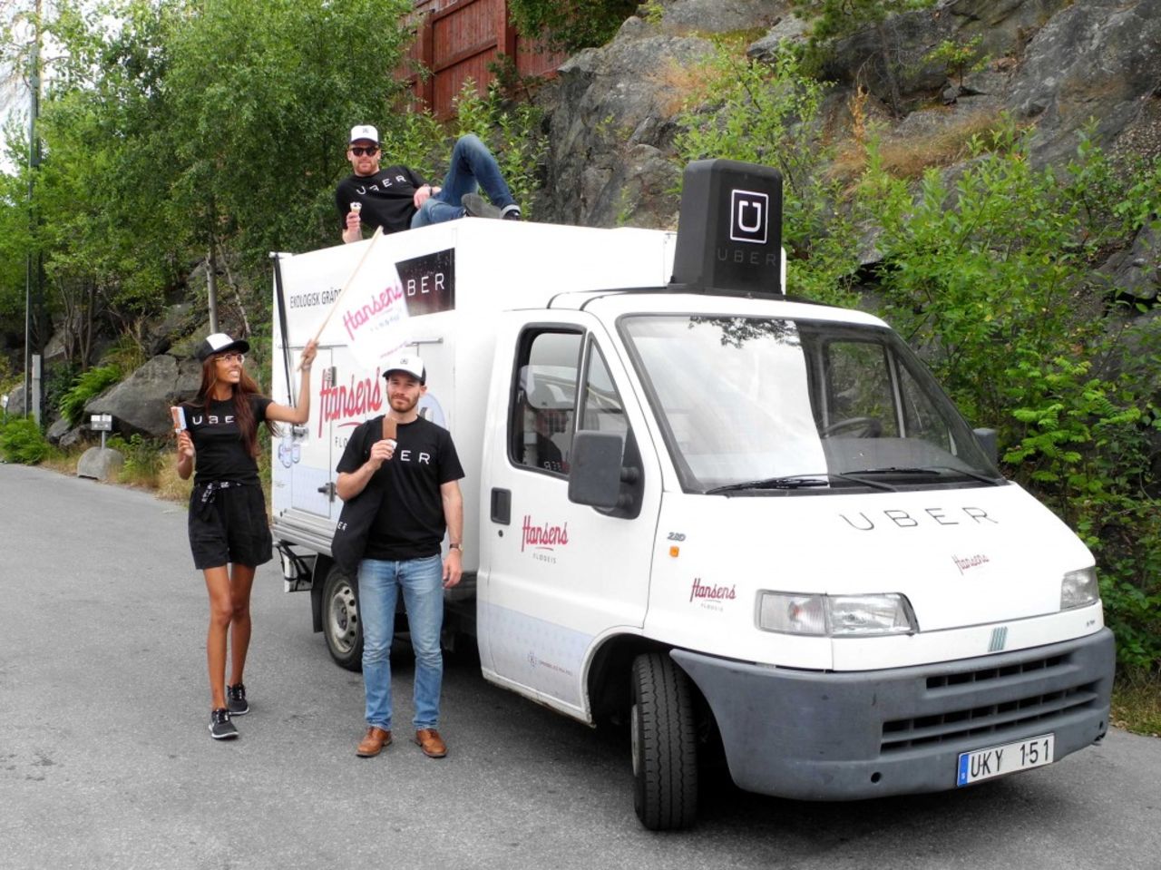 Uber börjar köra glassbil