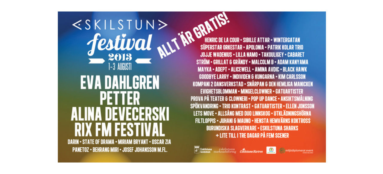 Det här händer på Eskilstunafestivalen