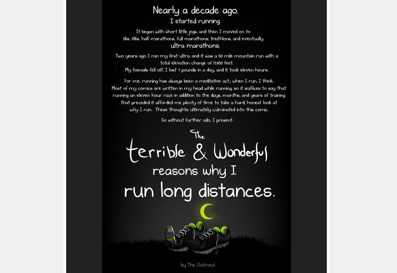 EN ULTRALÖPARE BERÄTTAR i serieform