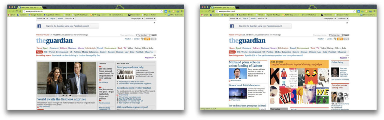 The Guardian tar fram webbversion för republikaner