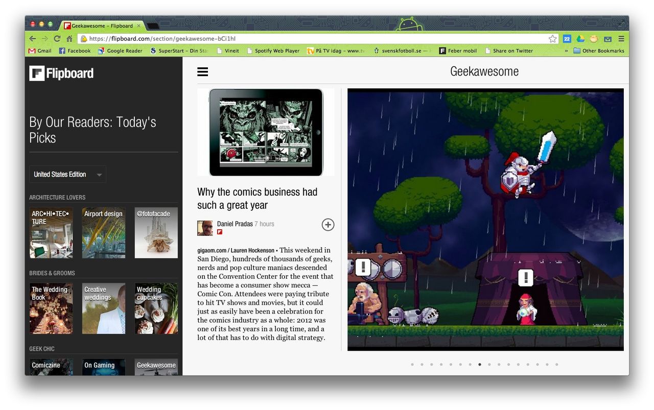 Flipboard lanseras i webb-version
