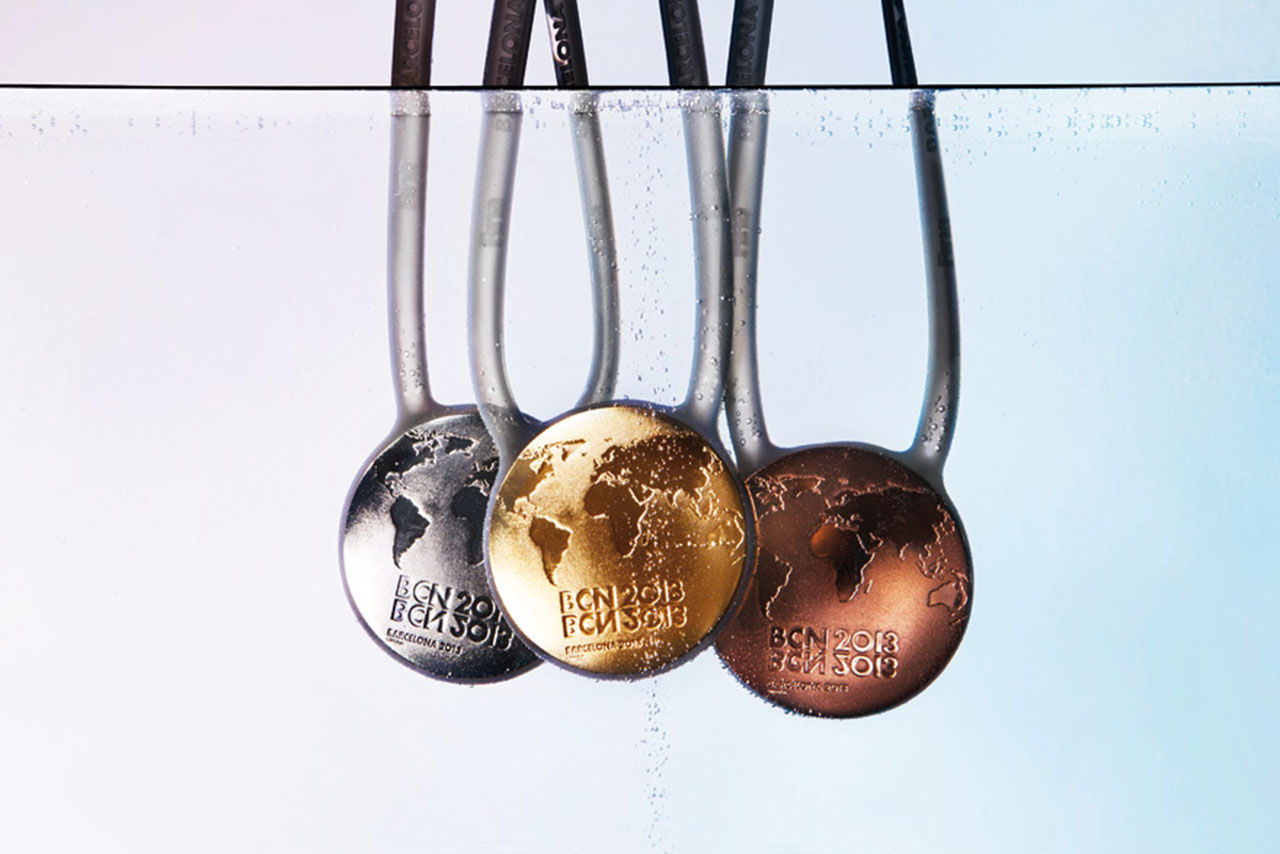 Medaljerna till årets Swimming World Championship