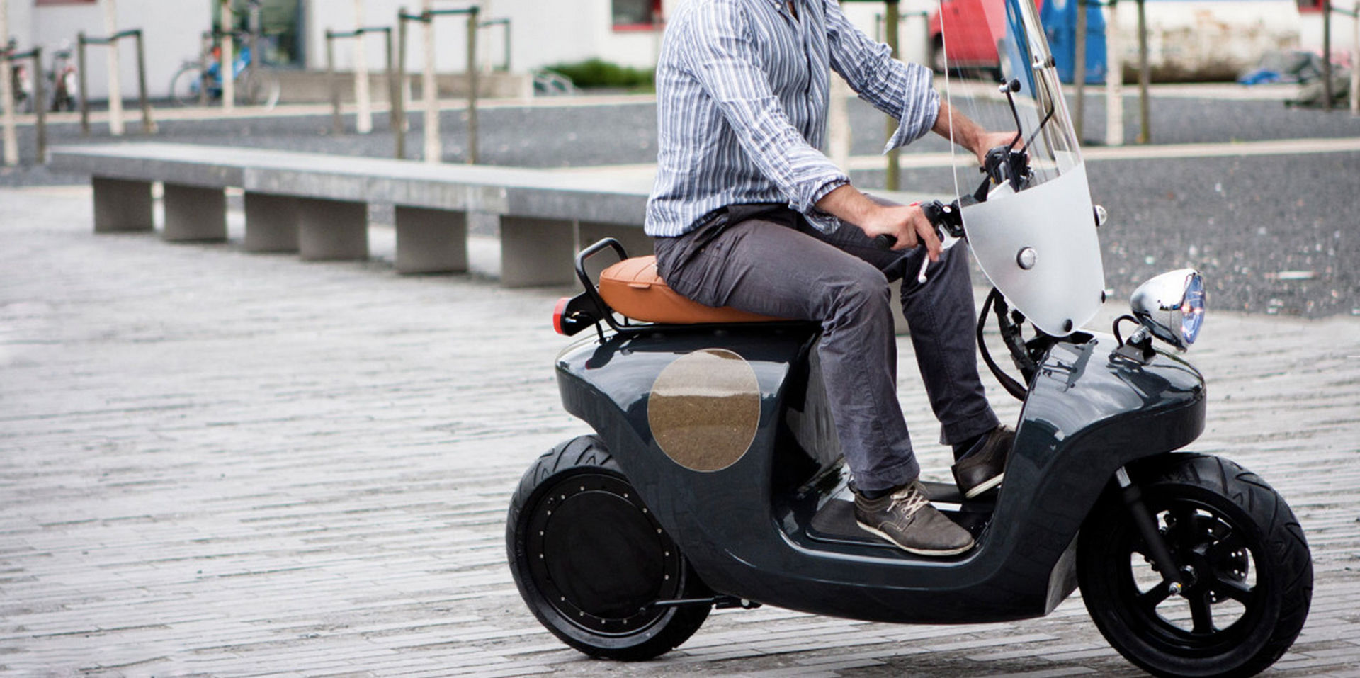 Scooter tillverkad av hampa