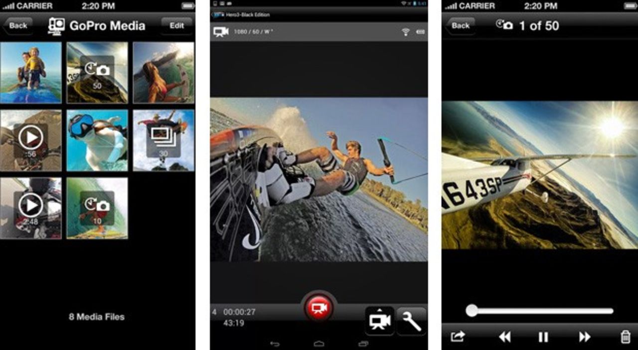 GoPro-appen uppdateras