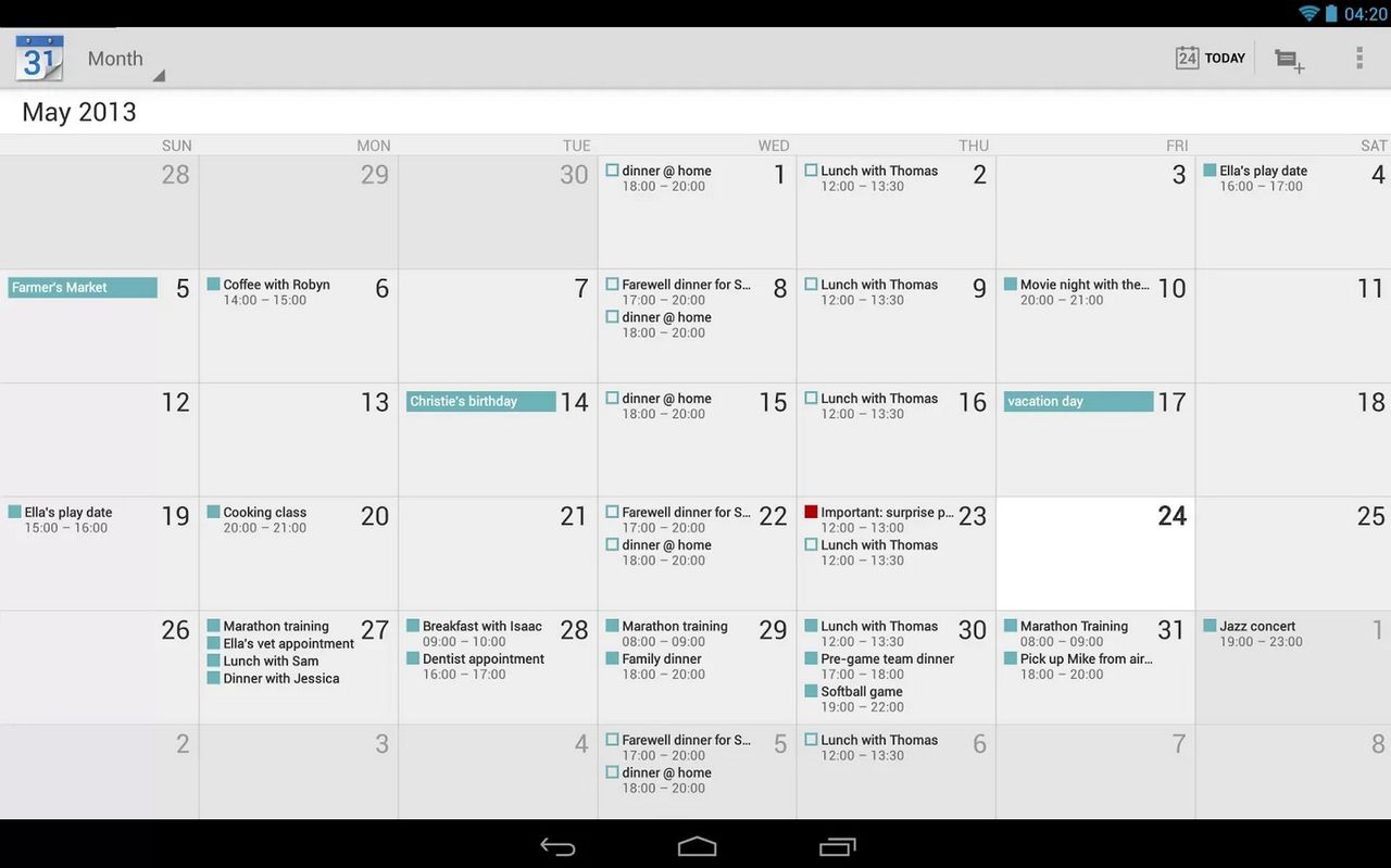 Google uppdaterar Google Calendar