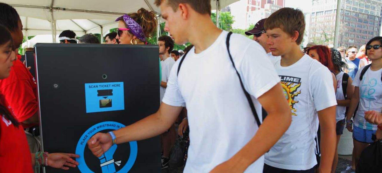 RFID-armband på Way Out West