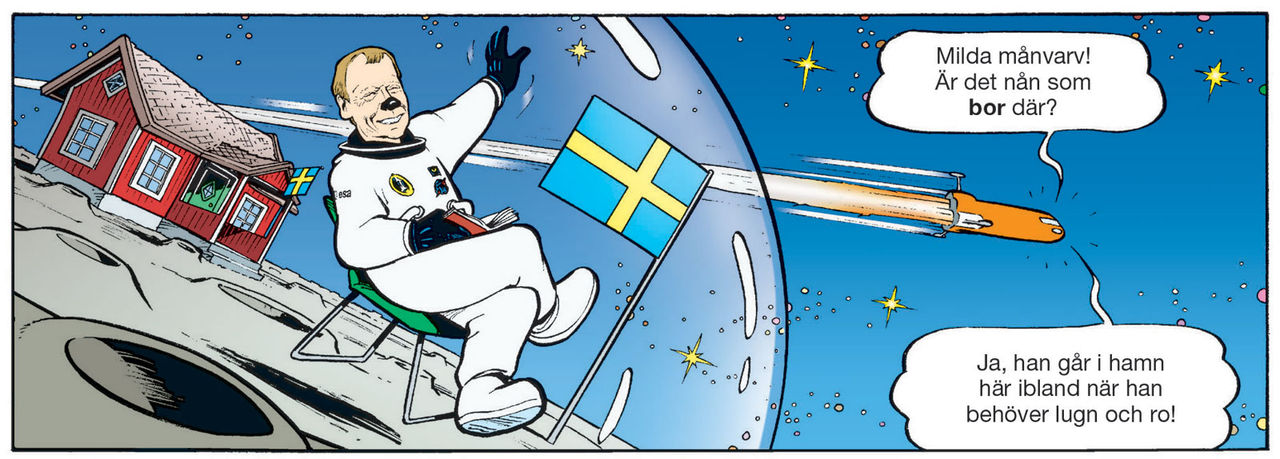 Christer Fuglesang gästredaktör på Kalle Anka