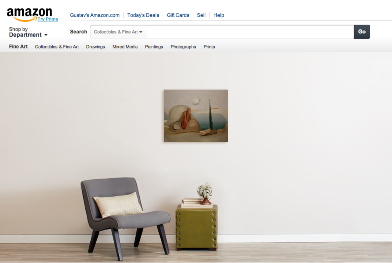 Amazon börjar sälja konst