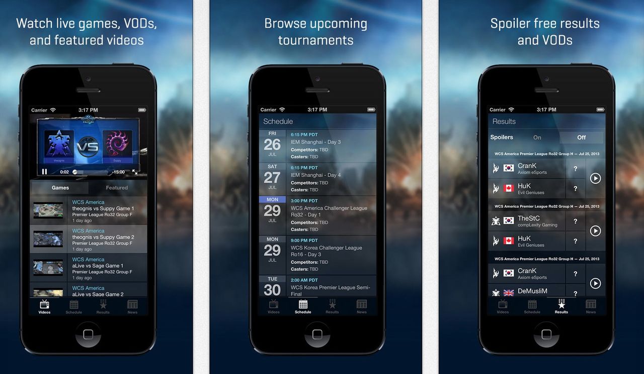 Blizzard släpper WCS-app