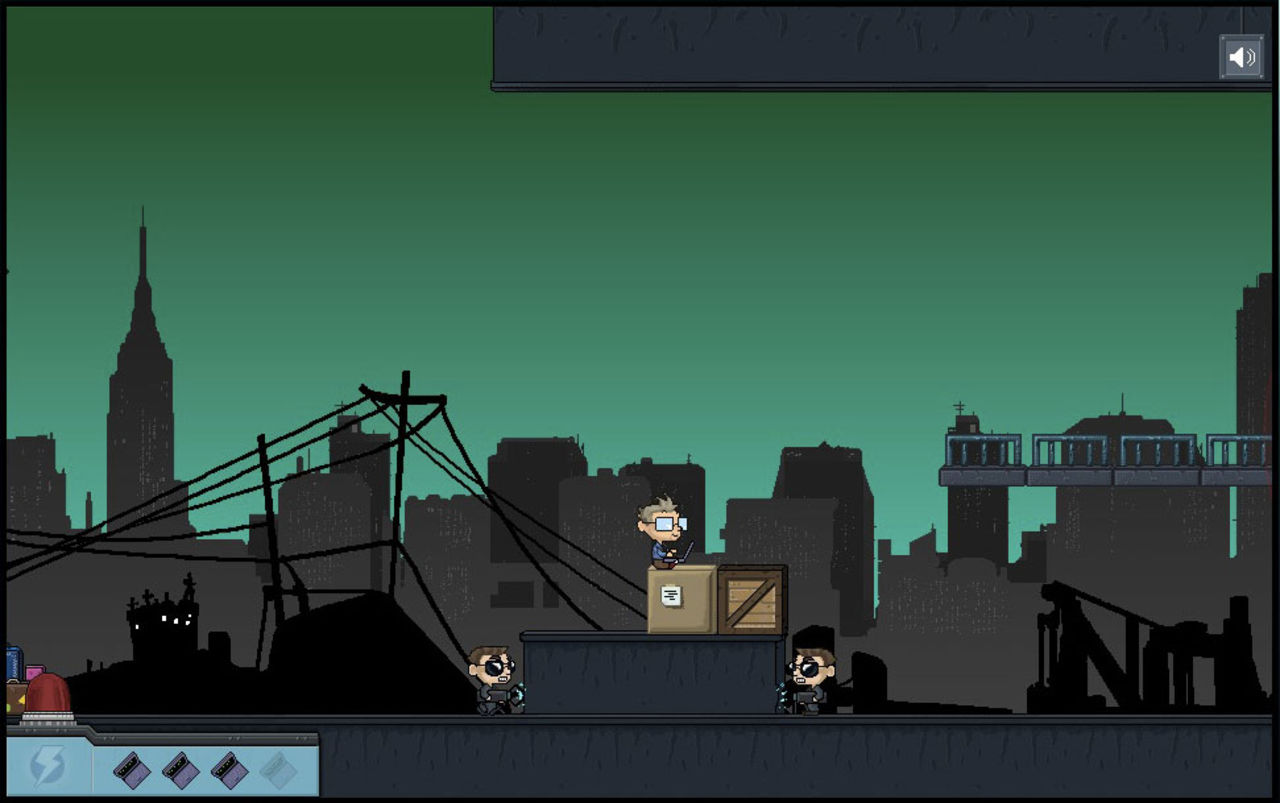 Eddys Run - webbspel med Edward Snowden