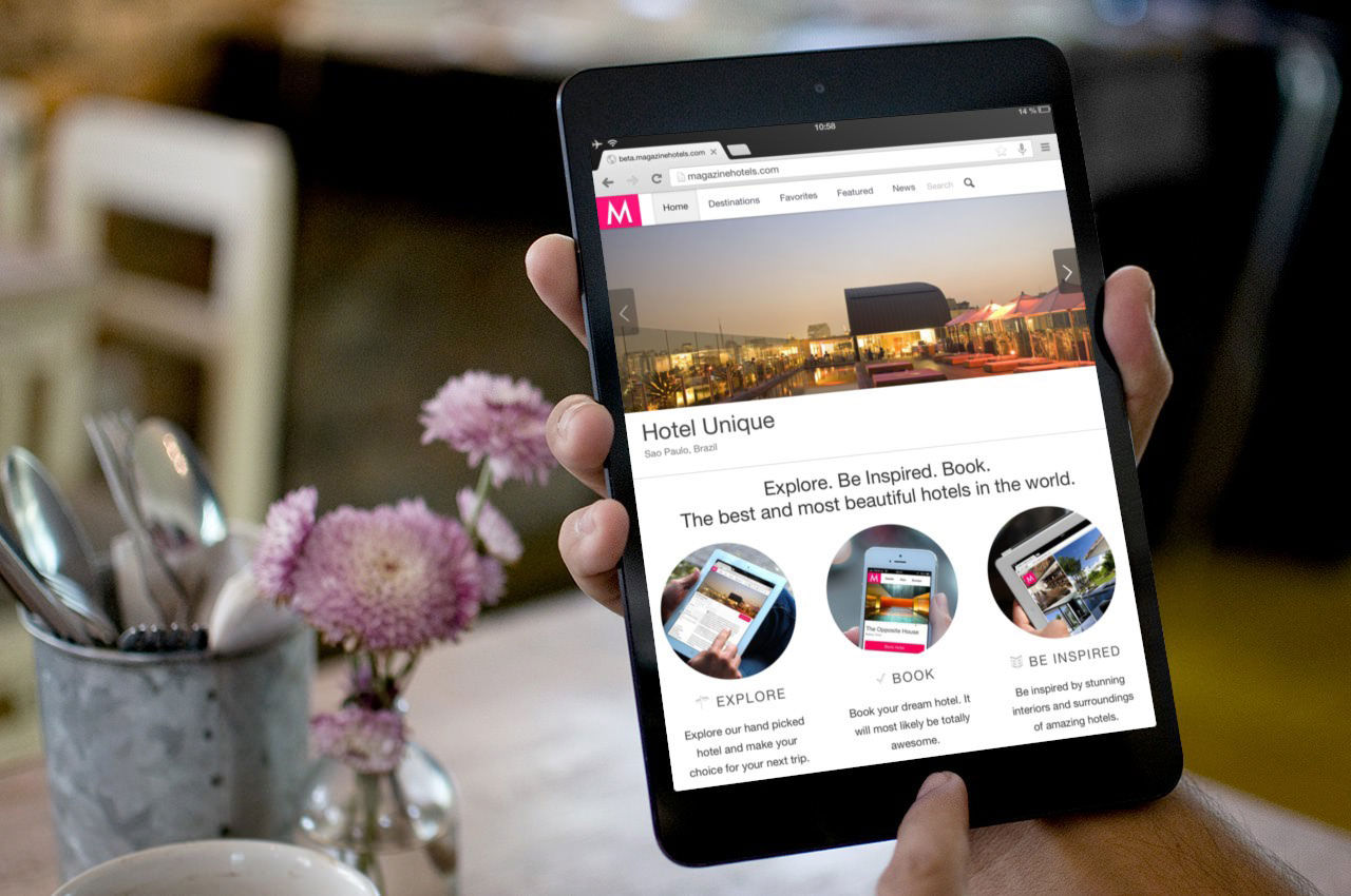 Ny tjänst tar dig till de vackraste hotellen 