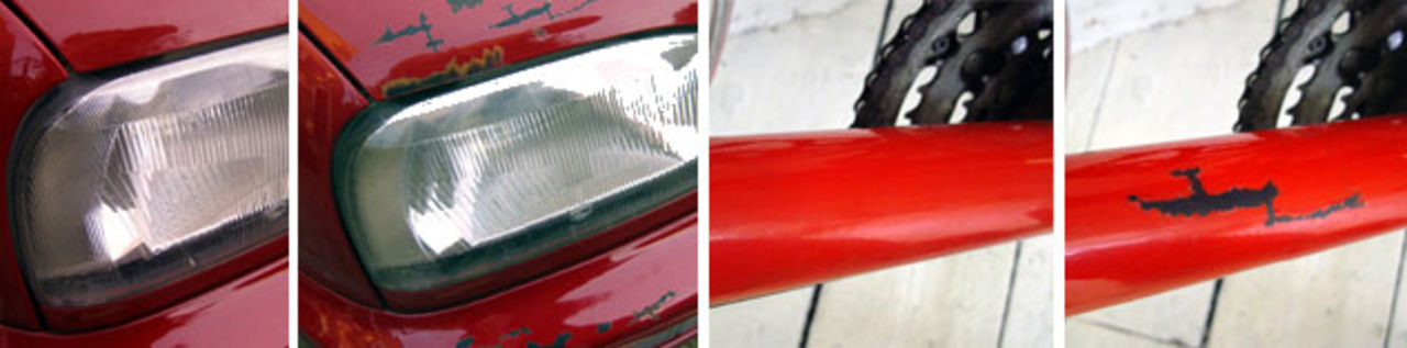 Fejka rostskada på bilen