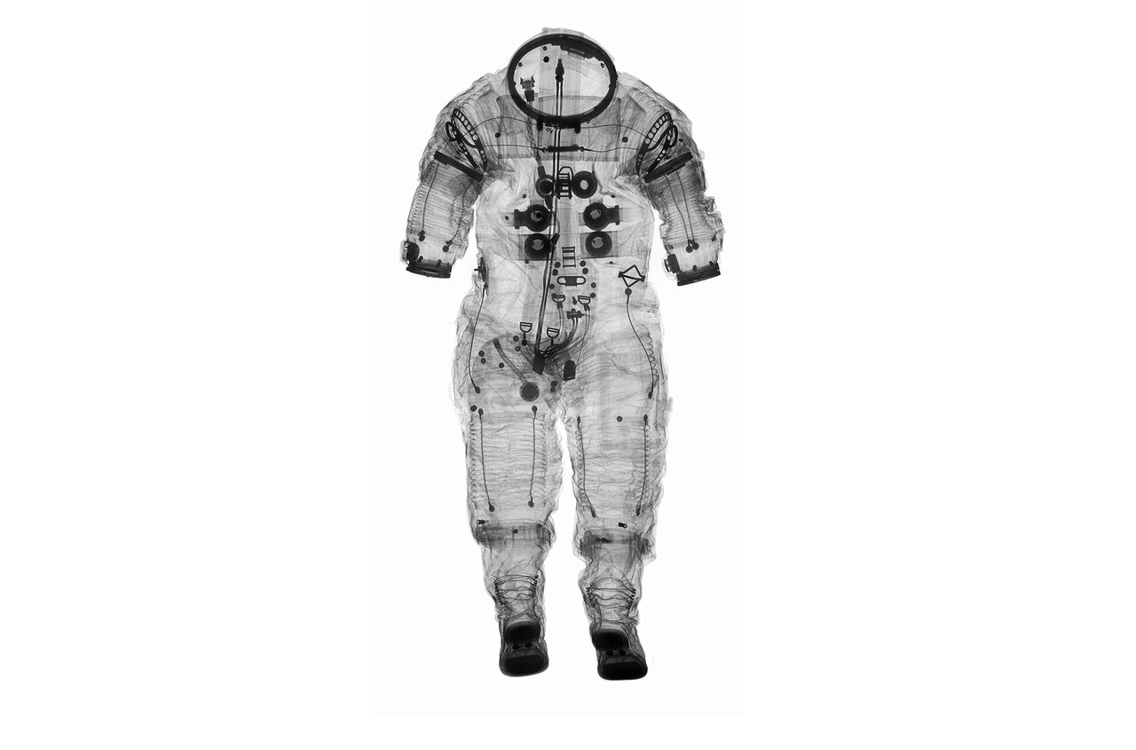 Röntgenbilder på NASAs dräkter