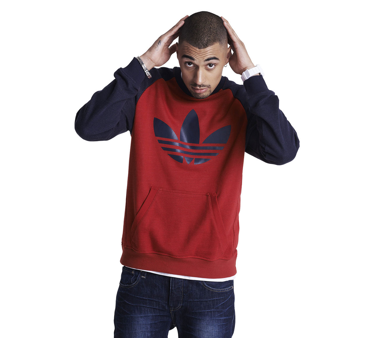 Malcolm B frontar Adidas