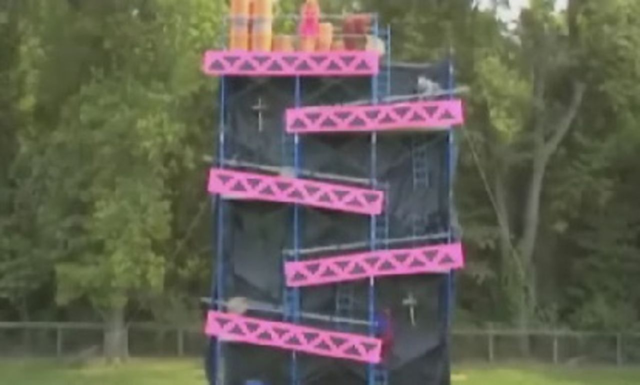 Donkey Kong i en byggnadsställning