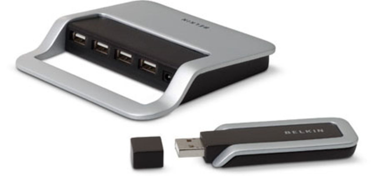 USB-hub utan kablar från Belkin