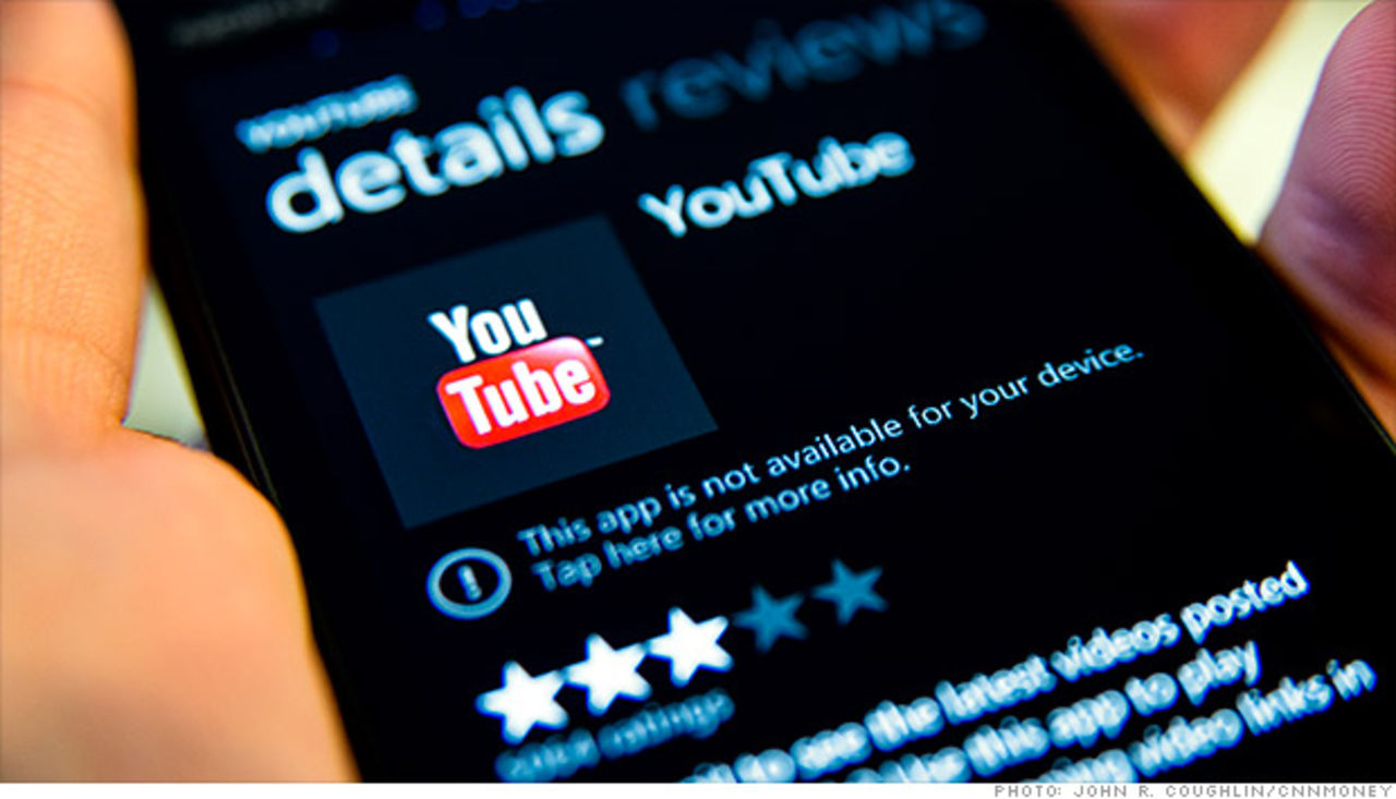 Google stoppar åter igen Microsofts YouTube-app