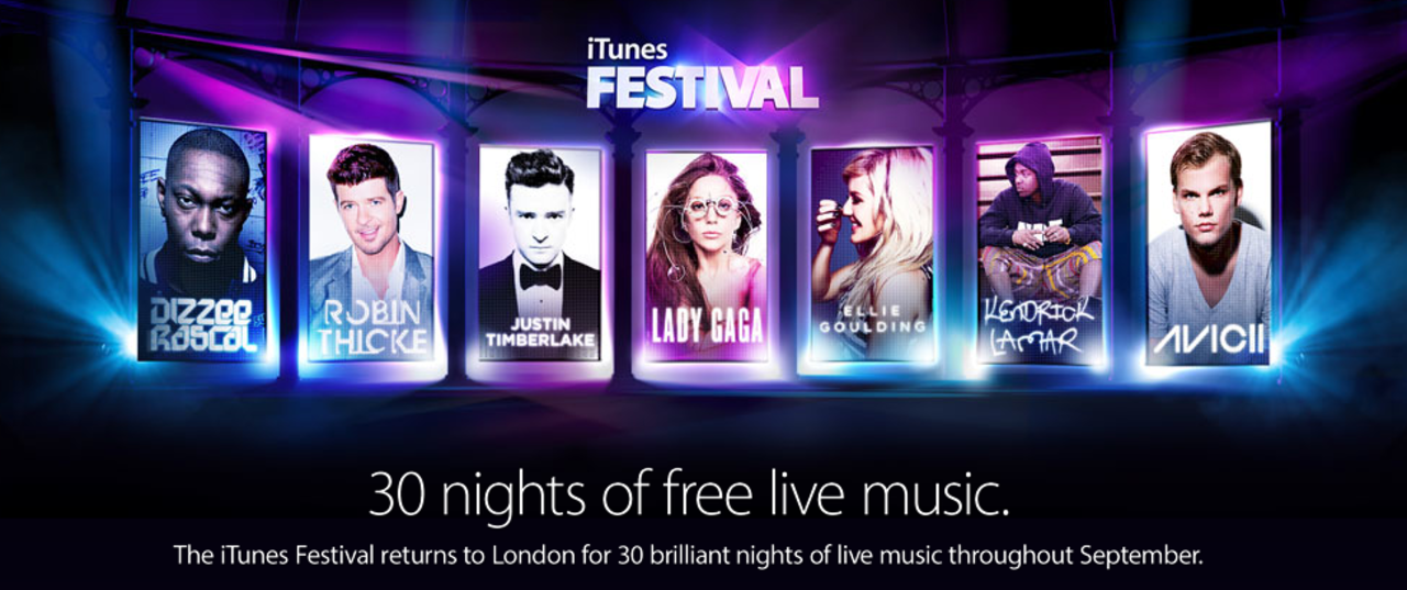 Dags för årets iTunes Festival