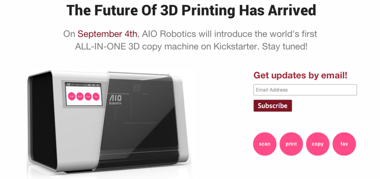 Kickstarter för en 3D-skrivarfax