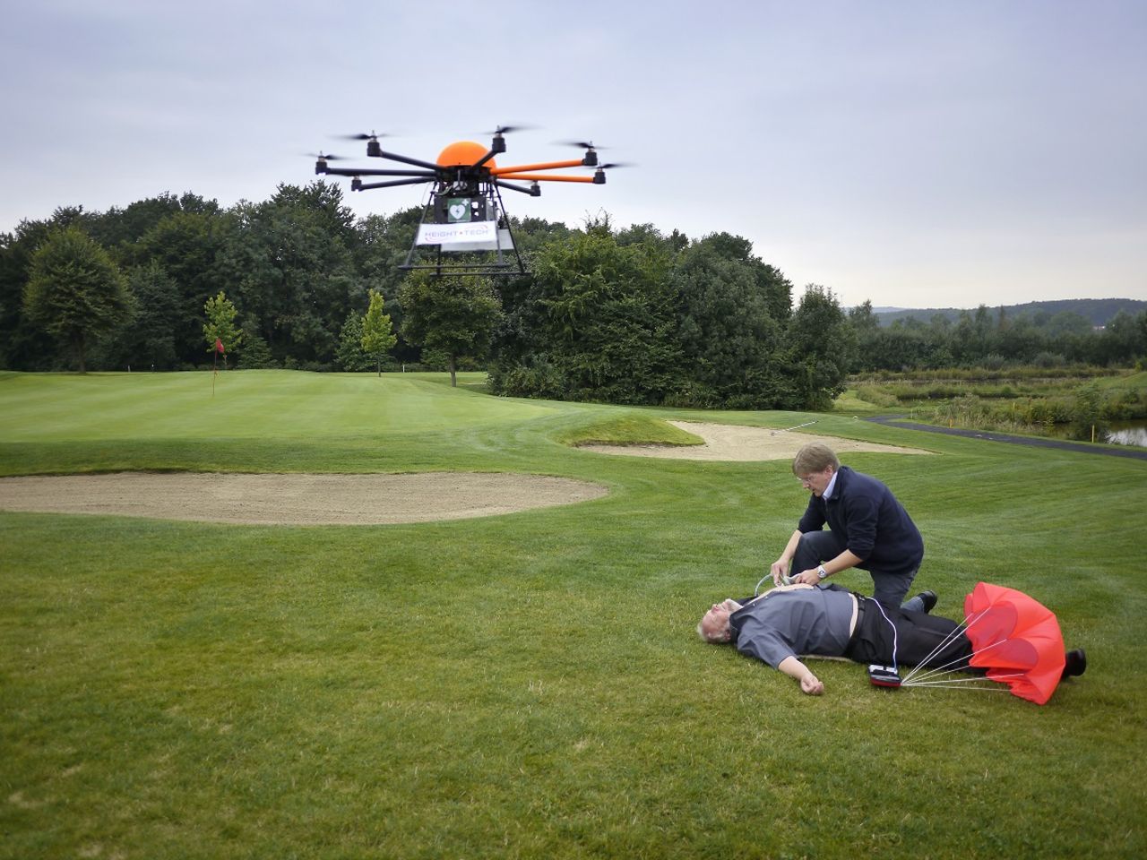 Drönare ska leverera hjärtstartare i Tyskland