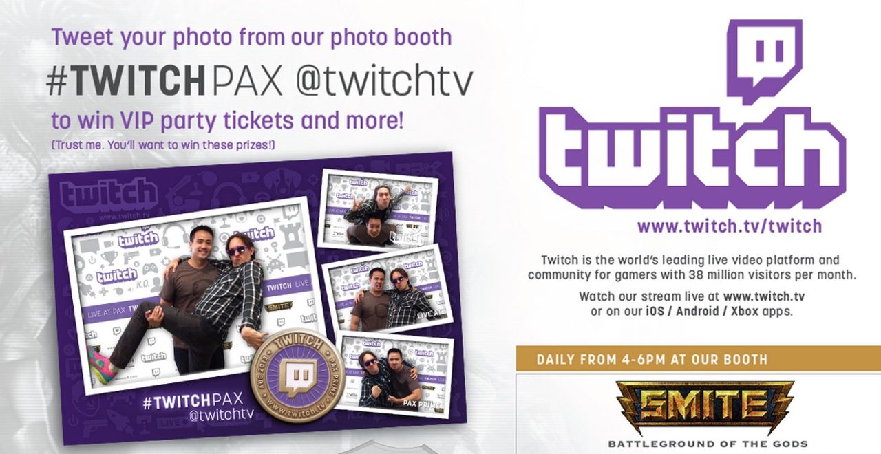 Twitch-schemat för PAX Prime 2013