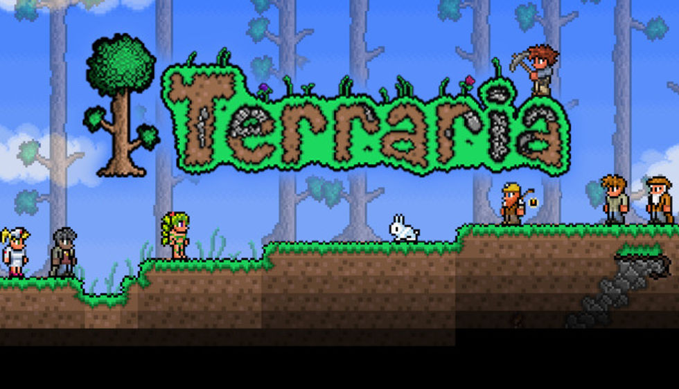 Gräv, bygg och utforska med Terraria