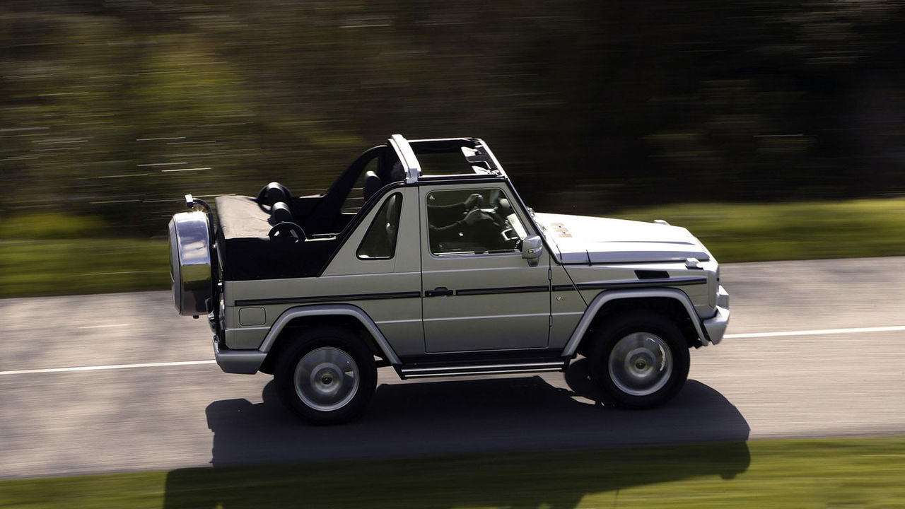 Mercedes G-klass Cabriolet slutar tillverkas