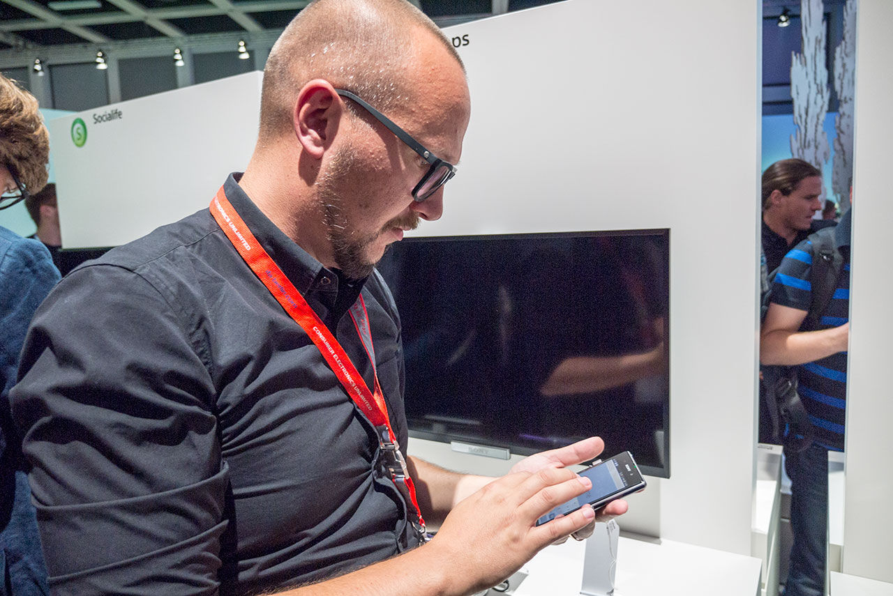 Lite bilder på Sony Xperia Z1