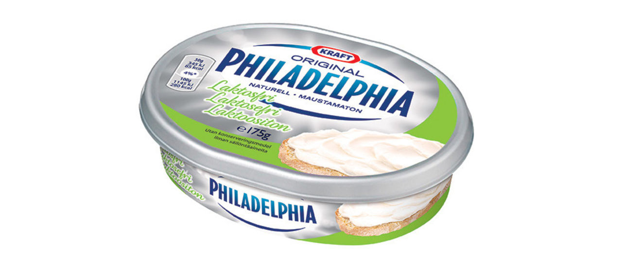 Nu kan laktosintoleranta äta Philadelphia