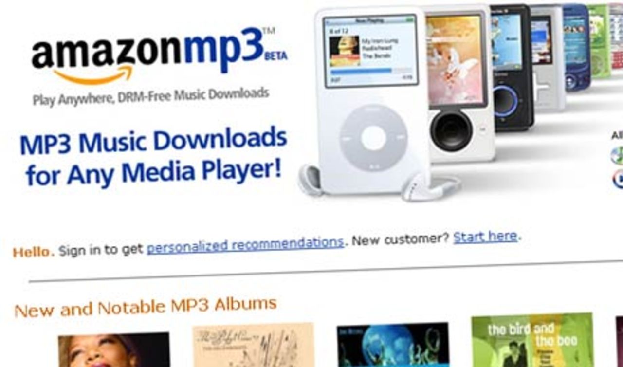Amazon börjar sälja musik