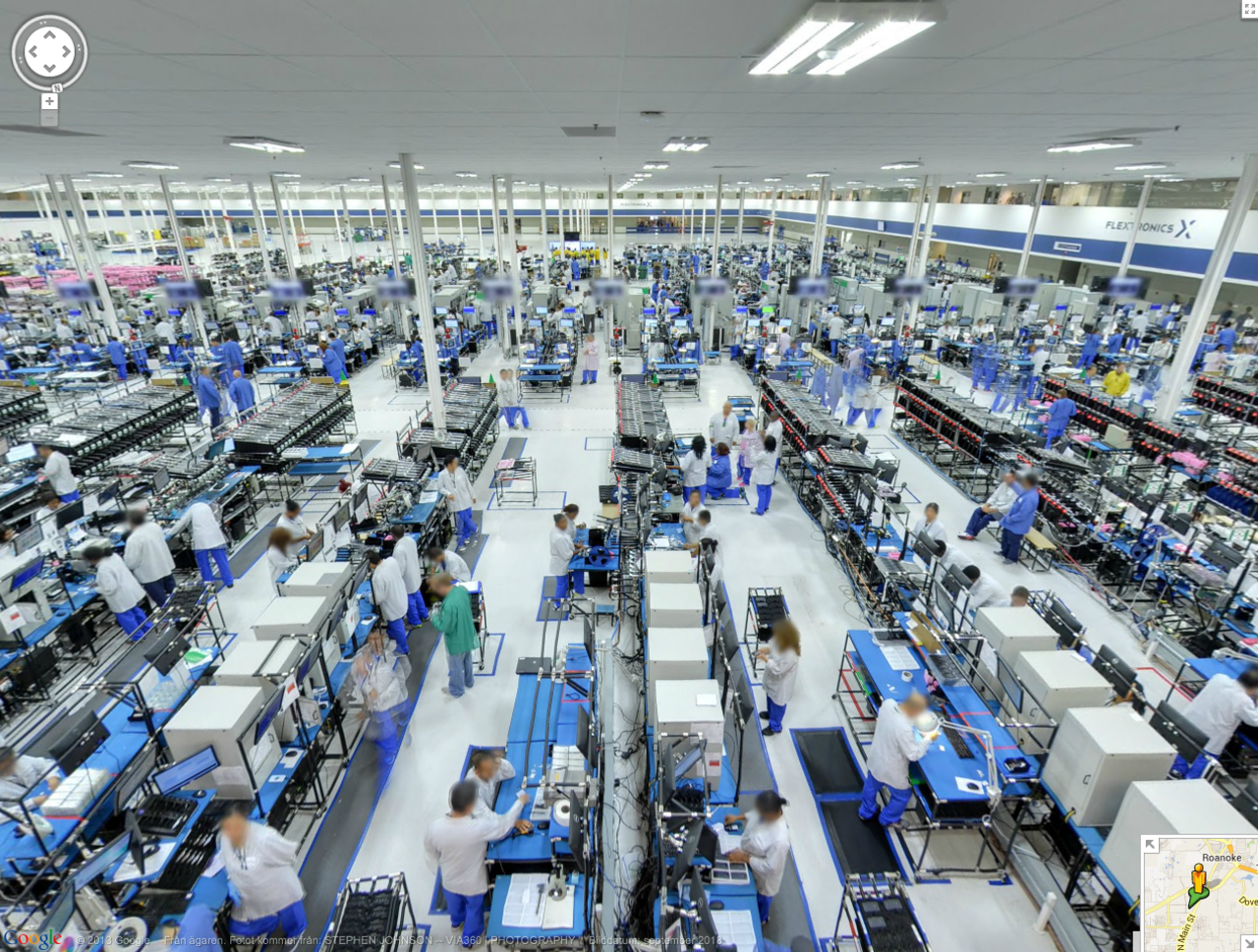 Street View i Moto X-fabriken