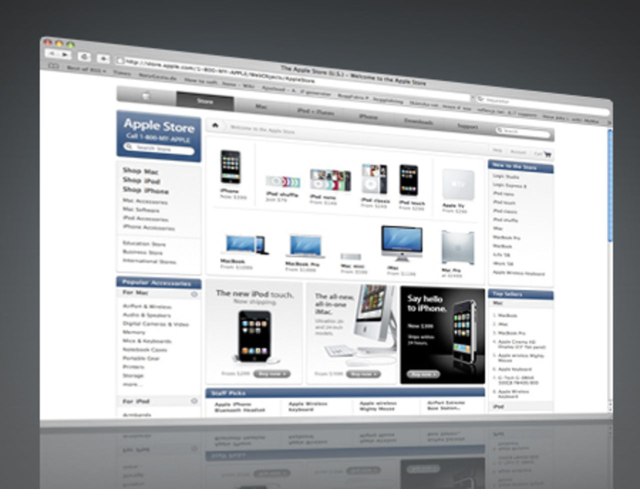 Apple fixar till webbutikens design
