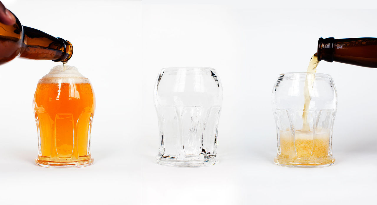 Svenskt handgjort ölglas