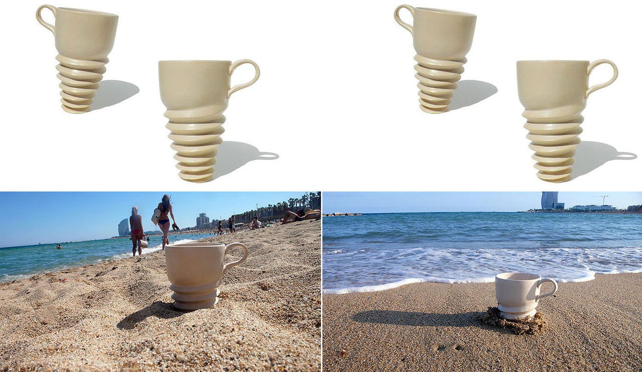 En kopp för stranden