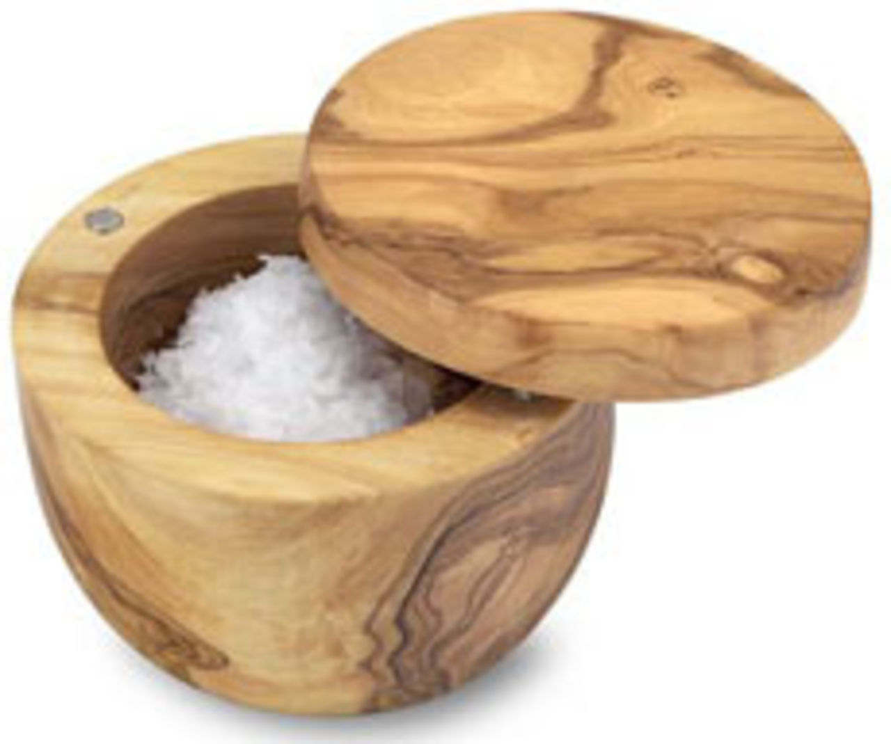 Söt liten saltburk till flingsaltet