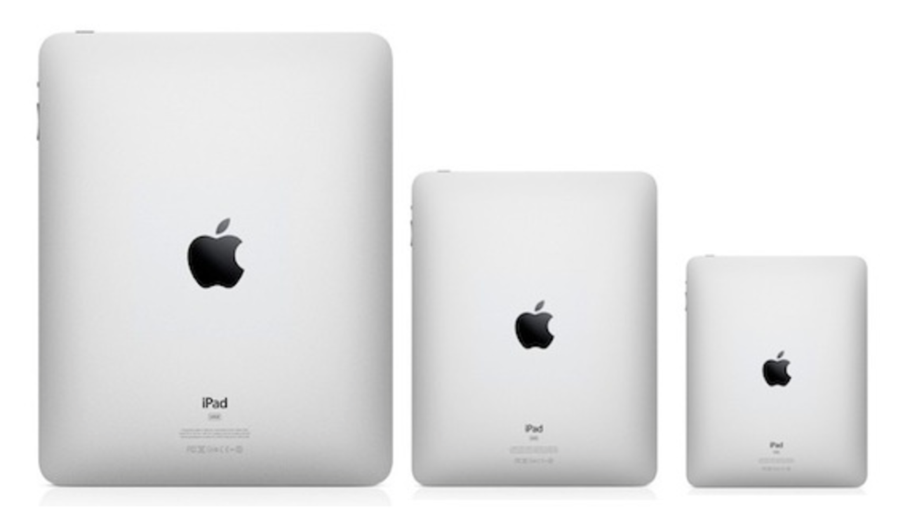 Jobbar Apple på en iPad med 12-tumsskärm?