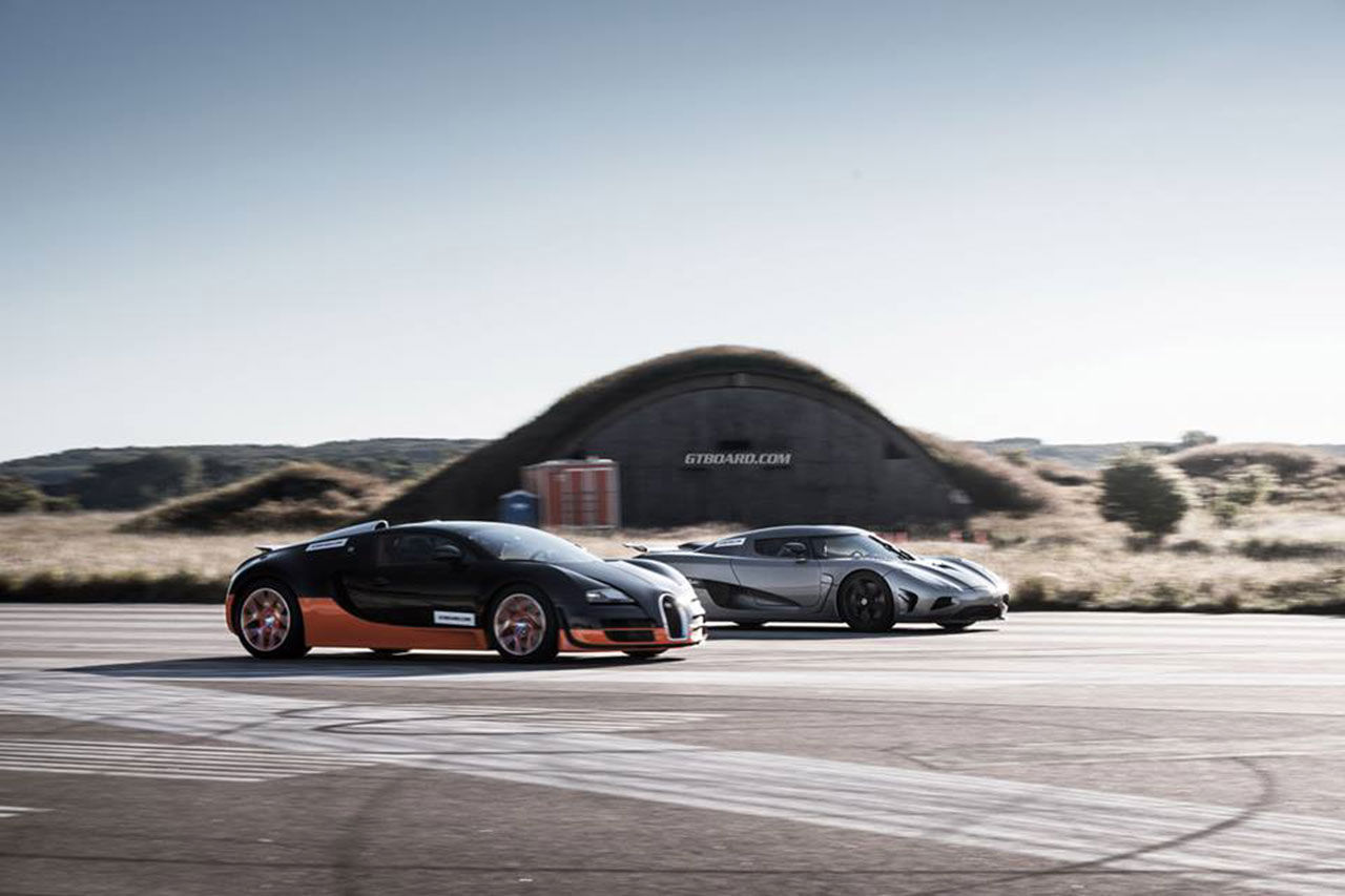 Bugatti Veyron Grand Sport Vitesse vs Koenigsegg Agera R