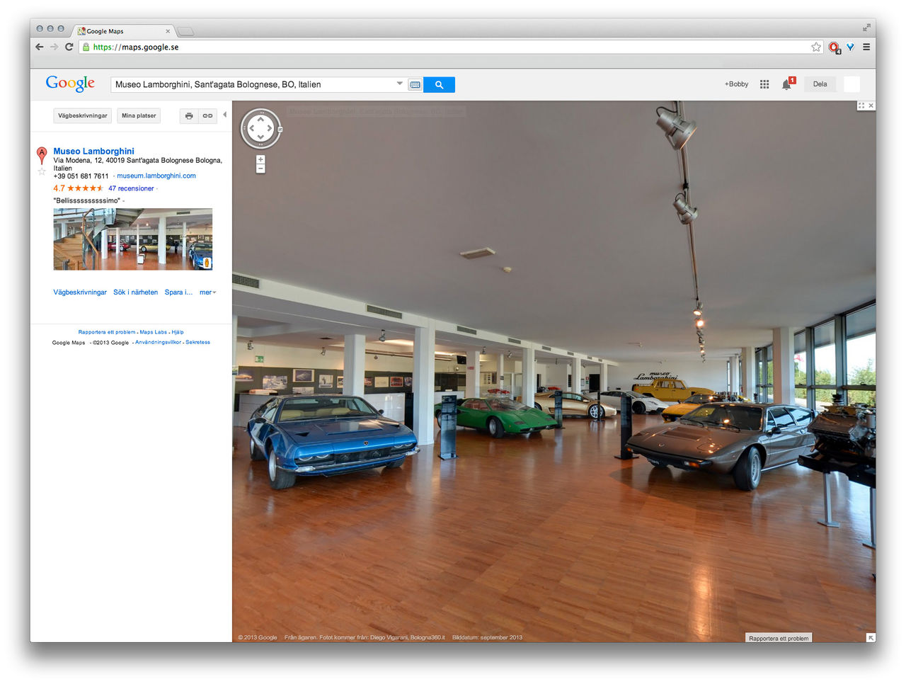 Besök Lamborghinis museum