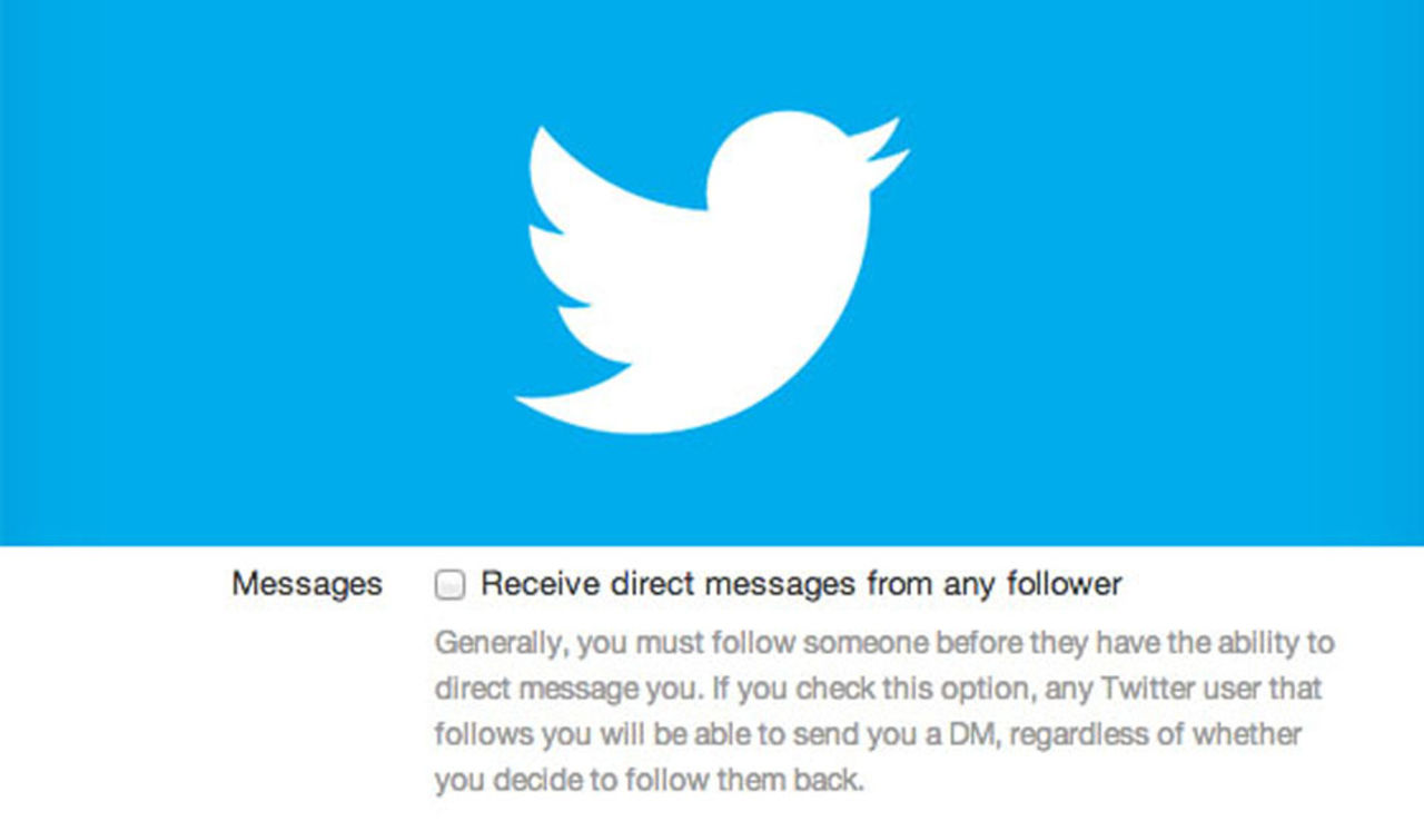 Twitter låter dig nu ta emot DM från vem som helst