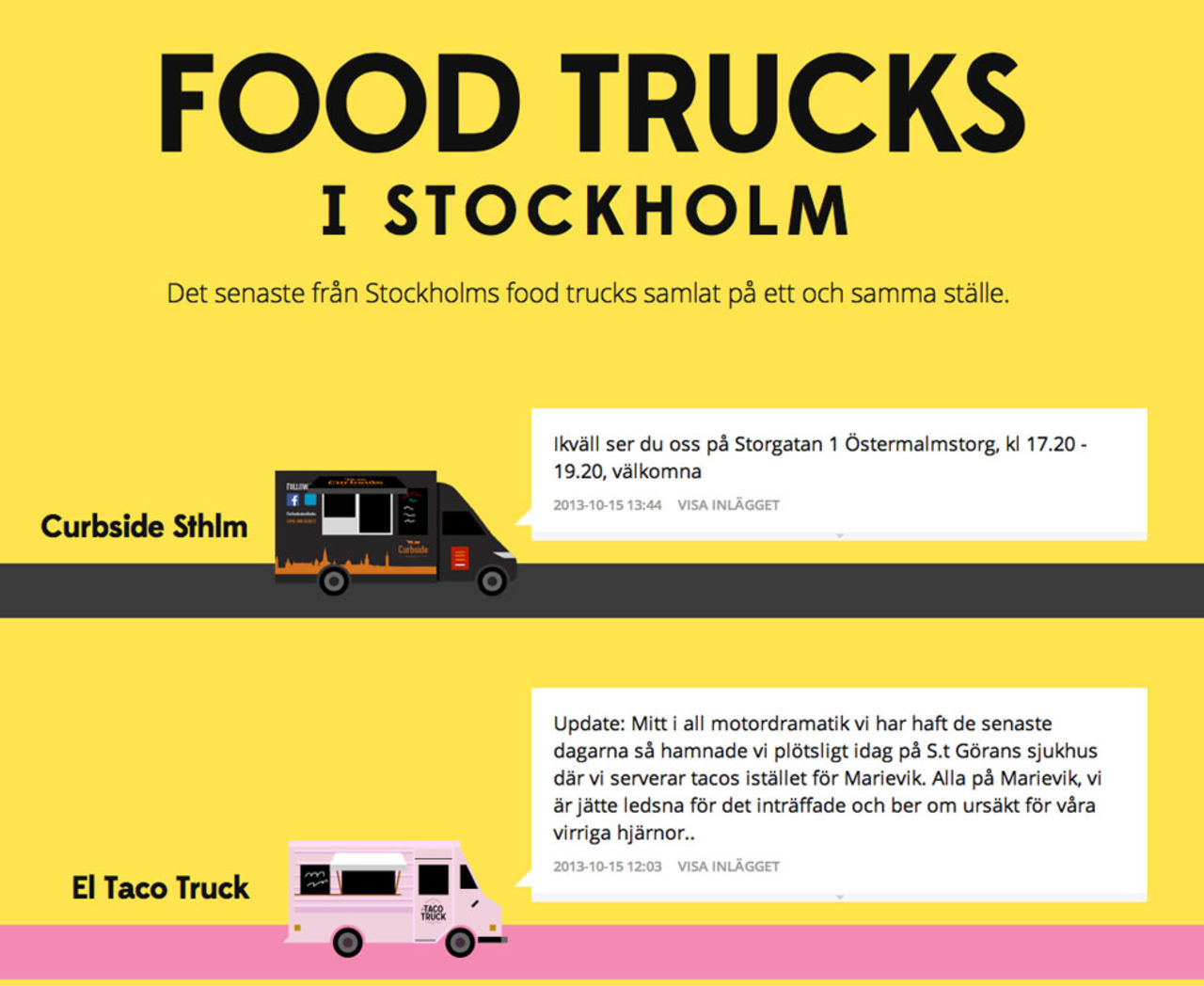 Food Trucks i Stockholm