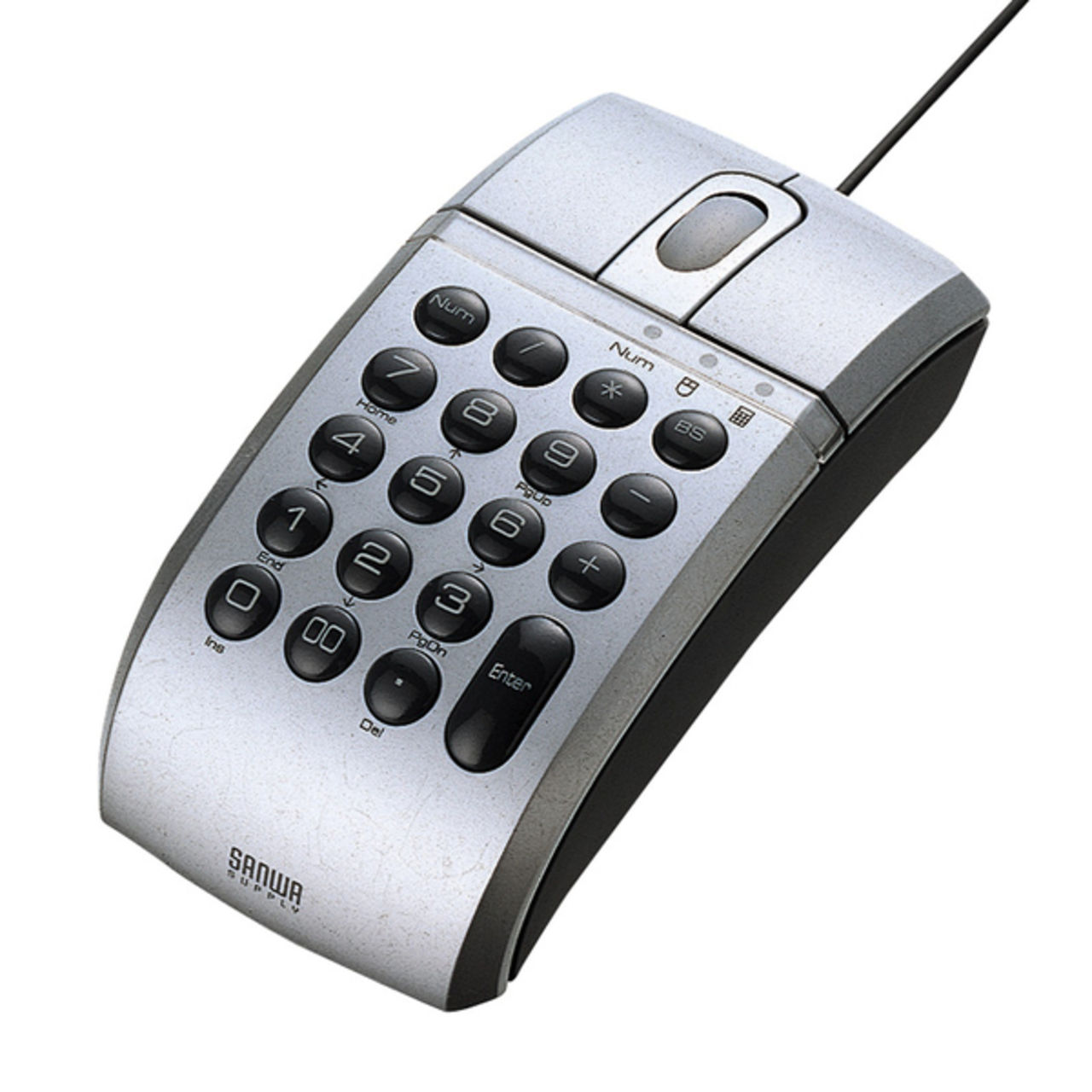 Mus och nummerknappar i ett