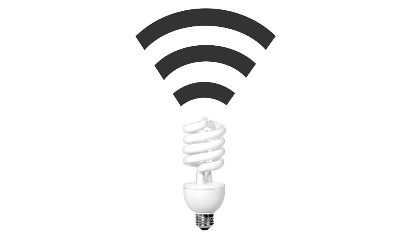 Wi-Fi via glödlampan